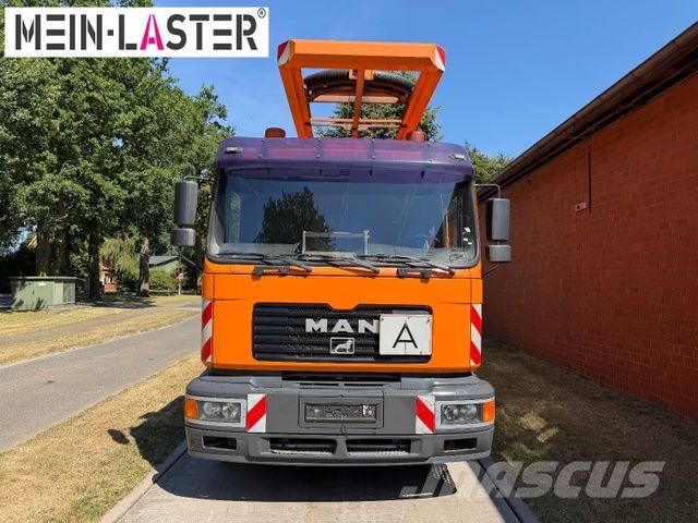 MAN 27.460 Müller Saug HD Spüler 13m³ + FB Kombinētās vakumsūkņa mašīnas