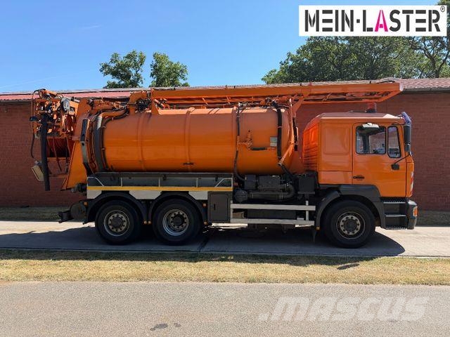 MAN 27.460 Müller Saug HD Spüler 13m³ + FB Kombinētās vakumsūkņa mašīnas