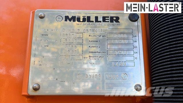 MAN 27.460 Müller Saug HD Spüler 13m³ + FB Kombinētās vakumsūkņa mašīnas