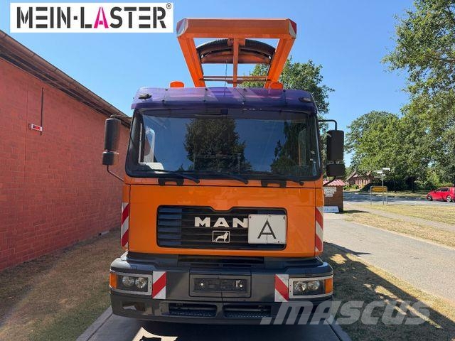 MAN 27.460 Müller Saug HD Spüler 13m³ + FB Kombinētās vakumsūkņa mašīnas