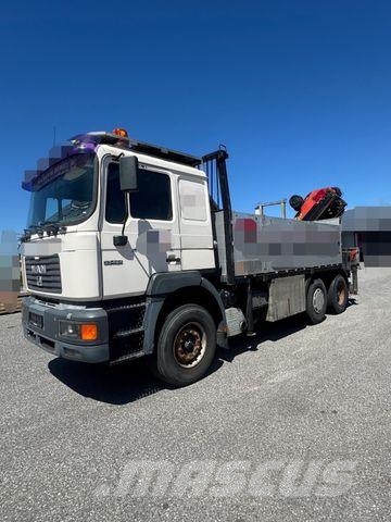 MAN 33.464 6x4 Blatt Blatt PK 35000 Funkfernsteuerun Kamioni sa kranom