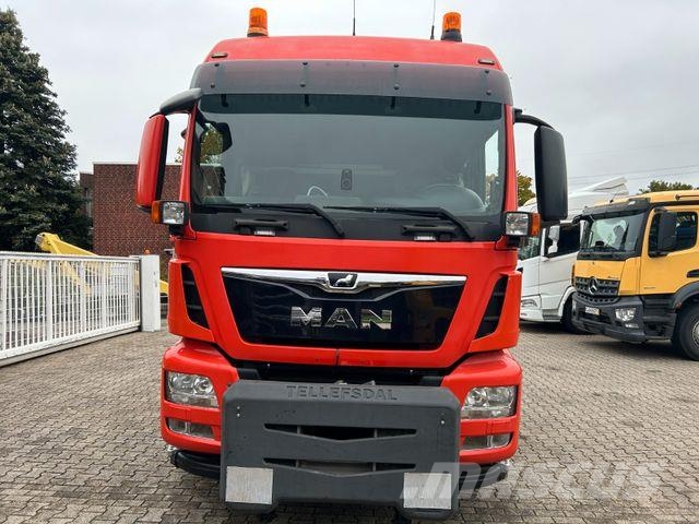 MAN 35.500 TGS Abroller mit Fassi F315RA.2.26 Kran Tovornjaki z žerjavom