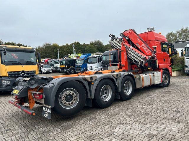 MAN 35.500 TGS Abroller mit Fassi F315RA.2.26 Kran Tovornjaki z žerjavom