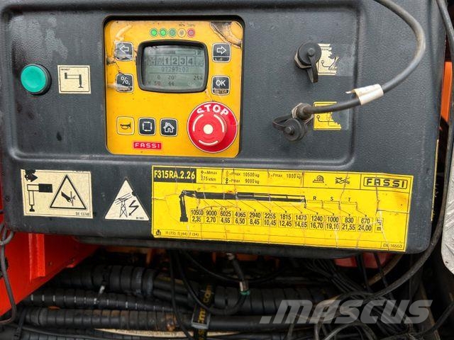 MAN 35.500 TGS Abroller mit Fassi F315RA.2.26 Kran Tovornjaki z žerjavom