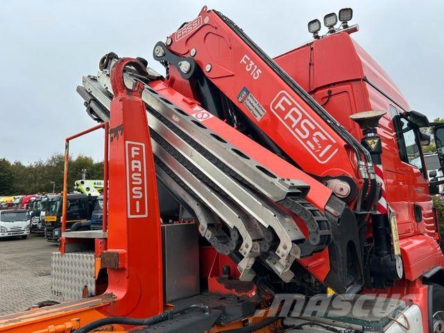 MAN 35.500 TGS Abroller mit Fassi F315RA.2.26 Kran Tovornjaki z žerjavom