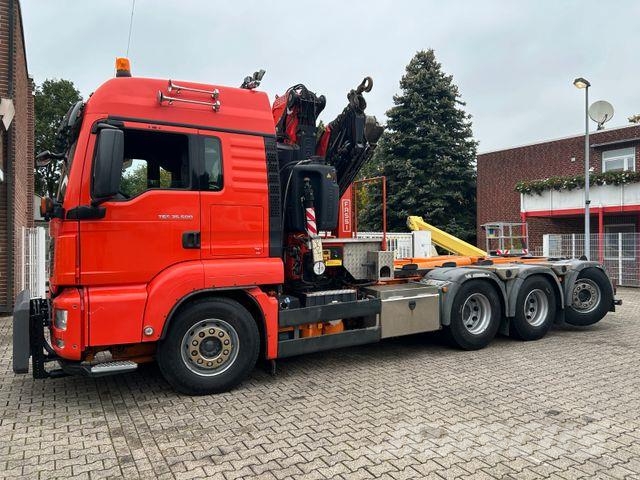 MAN 35.500 TGS Abroller mit Fassi F315RA.2.26 Kran Tovornjaki z žerjavom