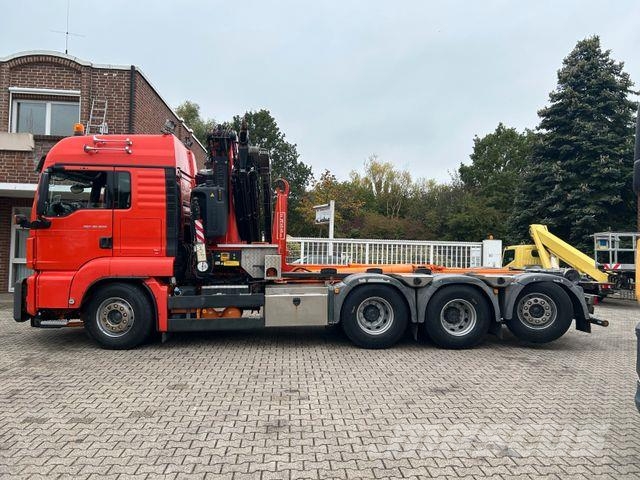MAN 35.500 TGS Abroller mit Fassi F315RA.2.26 Kran Tovornjaki z žerjavom