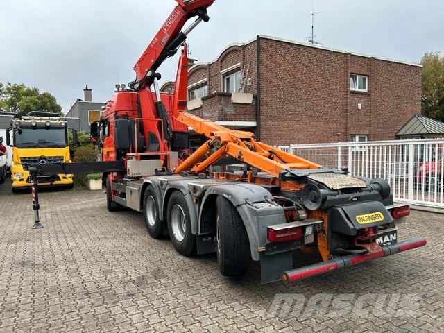 MAN 35.500 TGS Abroller mit Fassi F315RA.2.26 Kran Tovornjaki z žerjavom