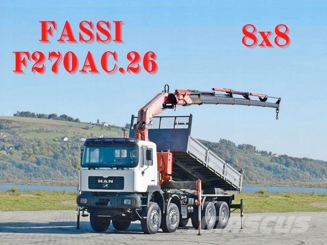 MAN 41.460 * KRAN * 8x8 ! TOPZUSTAND Автокранове