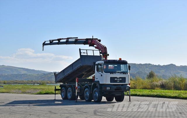 MAN 41.460 * KRAN * 8x8 ! TOPZUSTAND Автокранове