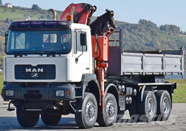 MAN 41.460 * KRAN * 8x8 ! TOPZUSTAND Автокранове