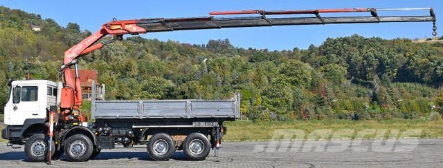 MAN 41.460 * KRAN * 8x8 ! TOPZUSTAND Автокранове