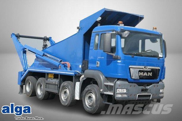 MAN 41.480 TGS 8x4, gr. Federpaket, 37tkm, 4-Achser Cable lift demountable trucks
