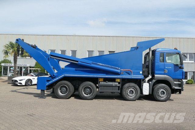 MAN 41.480 TGS 8x4, gr. Federpaket, 37tkm, 4-Achser Cable lift demountable trucks