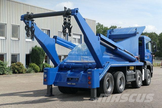 MAN 41.480 TGS 8x4, gr. Federpaket, 37tkm, 4-Achser Cable lift demountable trucks