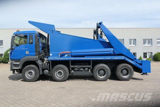 MAN 41.480 TGS 8x4, gr. Federpaket, 37tkm, 4-Achser Cable lift demountable trucks
