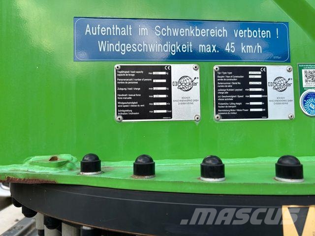 MAN 7.180 mit Böcker Dachdeckerkran bis 37 m 37-4000 Kranwagen
