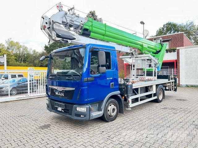 MAN 7.180 mit Böcker Dachdeckerkran bis 37 m 37-4000 Kranwagen