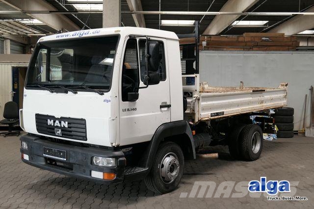 MAN 8.140 LE 4x2, Meiller, AHK, 3. Sitz, Zurrösen Caminhões basculantes