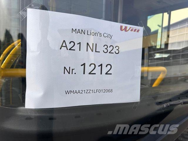 MAN A21 Lion's City NL 323 - KLIMA 1. Hand TOP Ônibus intermunicipal