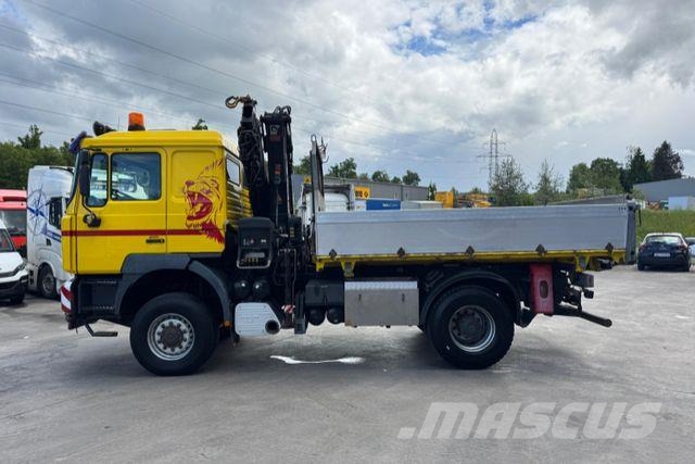 MAN F2000 19.464 4x4 Hiab 166-4 Smagās mašīnas ar celtni