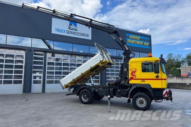 MAN F2000 19.464 4x4 Hiab 166-4 Smagās mašīnas ar celtni