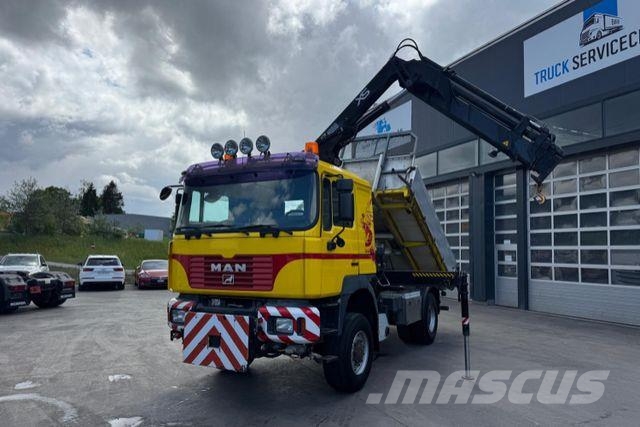 MAN F2000 19.464 4x4 Hiab 166-4 Smagās mašīnas ar celtni