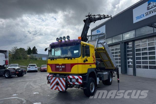 MAN F2000 19.464 4x4 Hiab 166-4 Smagās mašīnas ar celtni