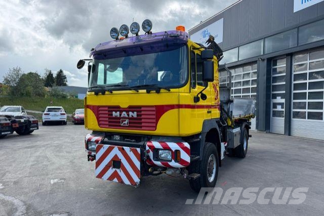 MAN F2000 19.464 4x4 Hiab 166-4 Smagās mašīnas ar celtni