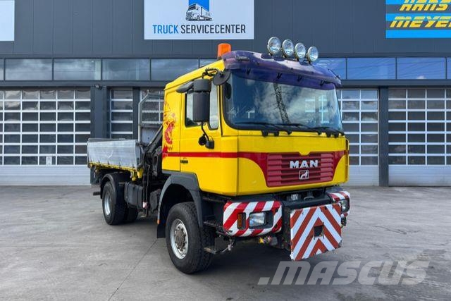 MAN F2000 19.464 4x4 Hiab 166-4 Smagās mašīnas ar celtni
