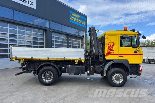 MAN F2000 19.464 4x4 Hiab 166-4 Smagās mašīnas ar celtni