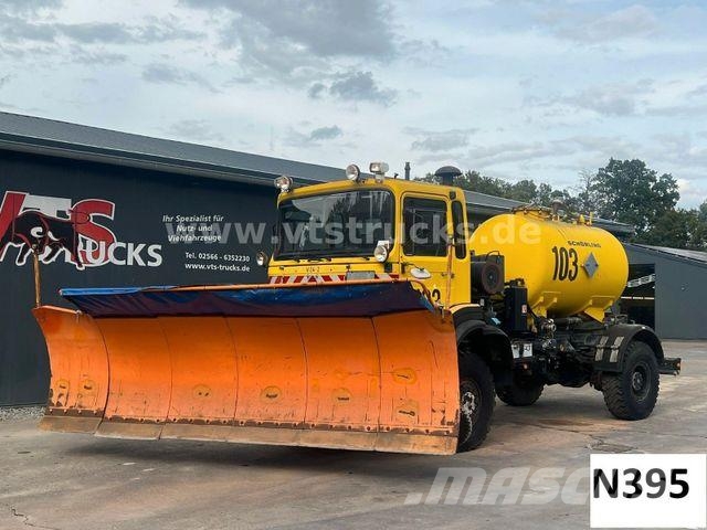 MAN F8 Winterdienst Räumschild Tankbilar