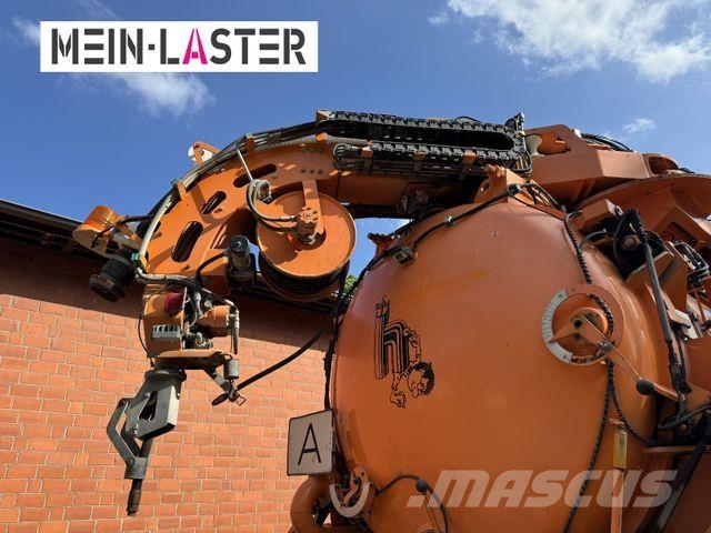 MAN FE 410 Assmann Saug HD Spüler Recycling + FB. Kombinētās vakumsūkņa mašīnas