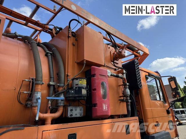 MAN FE 410 Assmann Saug HD Spüler Recycling + FB. Kombinētās vakumsūkņa mašīnas