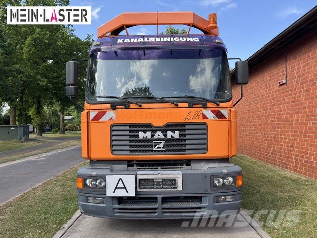 MAN FE 410 Assmann Saug HD Spüler Recycling + FB. Kombinētās vakumsūkņa mašīnas