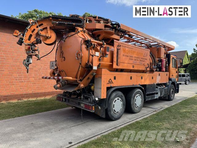 MAN FE 410 Assmann Saug HD Spüler Recycling + FB. Kombinētās vakumsūkņa mašīnas