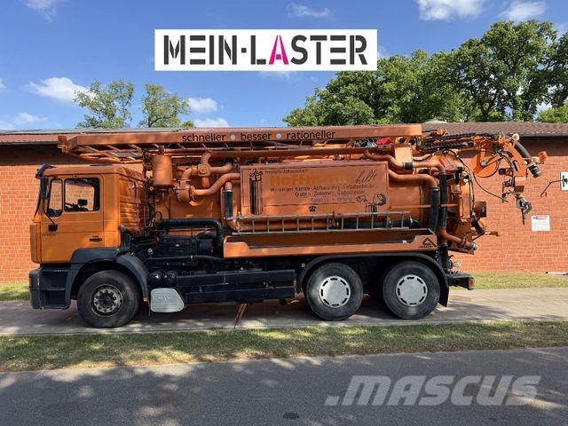 MAN FE 410 Assmann Saug HD Spüler Recycling + FB. Kombinētās vakumsūkņa mašīnas