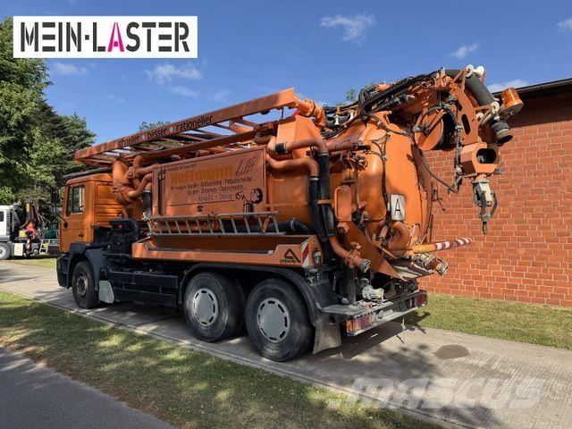 MAN FE 410 Assmann Saug HD Spüler Recycling + FB. Kombinētās vakumsūkņa mašīnas