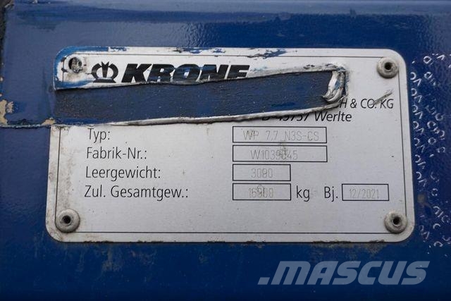 MAN KRONE / ZABUDOWA / BDF / FIRANKA / DŁ. 7,7 M / 1 Kamioni-šasije