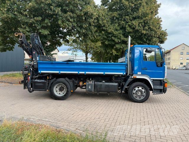 MAN L82 - 15.220 - 279 Tkm - Kipper - Kran Truck mounted cranes