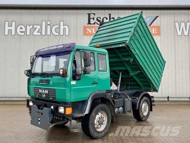 MAN LE 10.220 4x4 BB | 3x Sitze*Schild &amp; Hydraulik Savivarčių priekabų vilkikai
