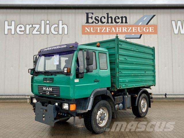 MAN LE 10.220 4x4 BB | 3x Sitze*Schild &amp; Hydraulik Savivarčių priekabų vilkikai