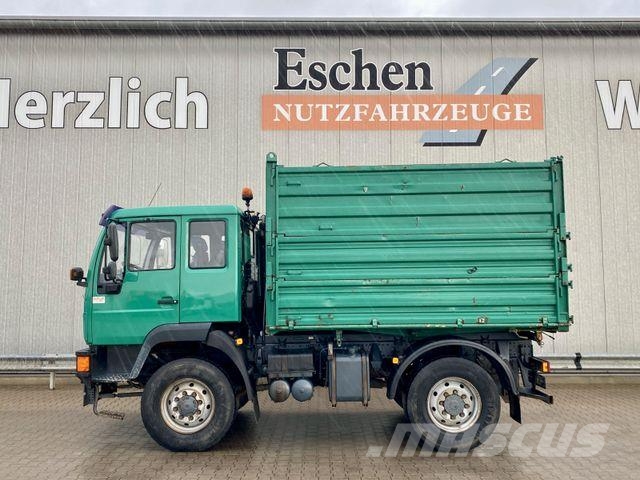 MAN LE 10.220 4x4 BB | 3x Sitze*Schild &amp; Hydraulik Savivarčių priekabų vilkikai