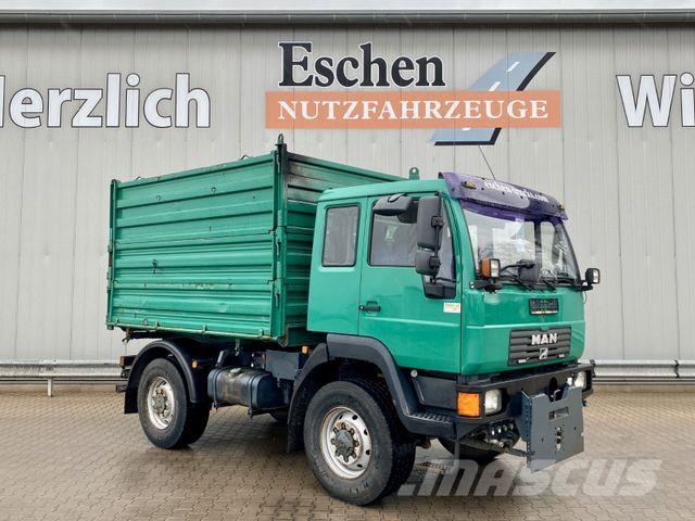 MAN LE 10.220 4x4 BB | 3x Sitze*Schild &amp; Hydraulik Savivarčių priekabų vilkikai