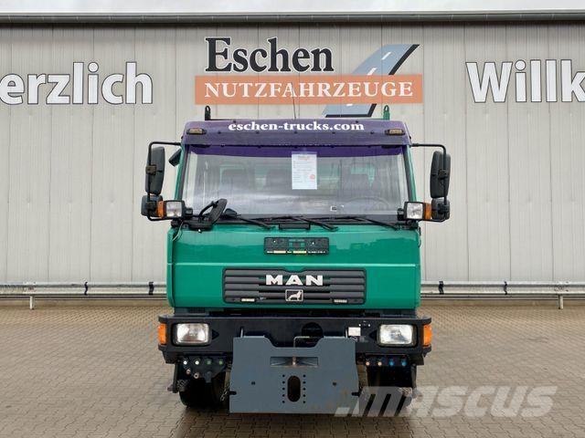 MAN LE 10.220 4x4 BB | 3x Sitze*Schild &amp; Hydraulik Savivarčių priekabų vilkikai