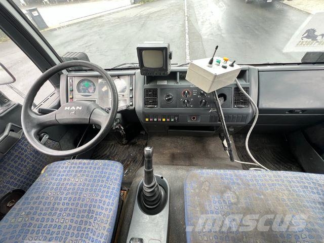 MAN LE 280B 4x4 Abrollkipper/ATLAS/ARK144T/AC/9720kg Camion ampliroll