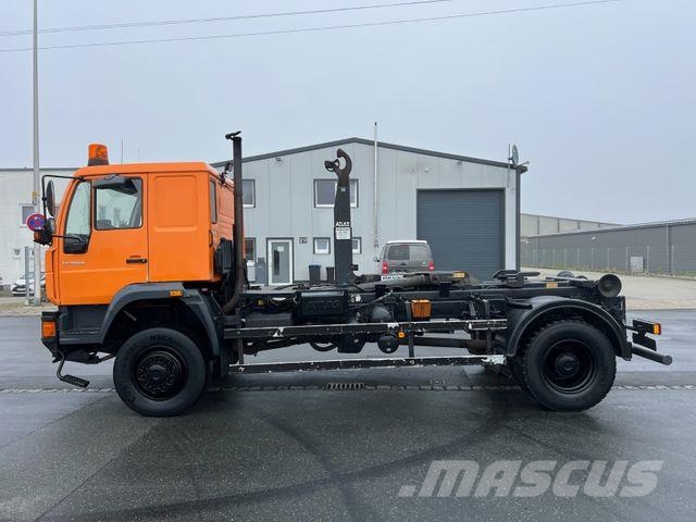 MAN LE 280B 4x4 Abrollkipper/ATLAS/ARK144T/AC/9720kg Camion ampliroll