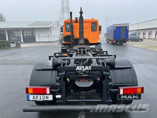 MAN LE 280B 4x4 Abrollkipper/ATLAS/ARK144T/AC/9720kg Camion ampliroll