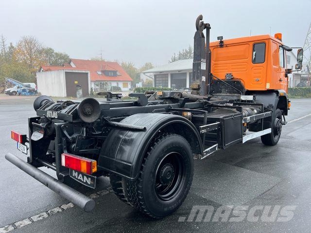 MAN LE 280B 4x4 Abrollkipper/ATLAS/ARK144T/AC/9720kg Camion ampliroll