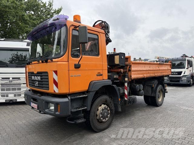 MAN ME 18.250 4X4 Kipper mit Kran Atlas 105.2 Kranwagen